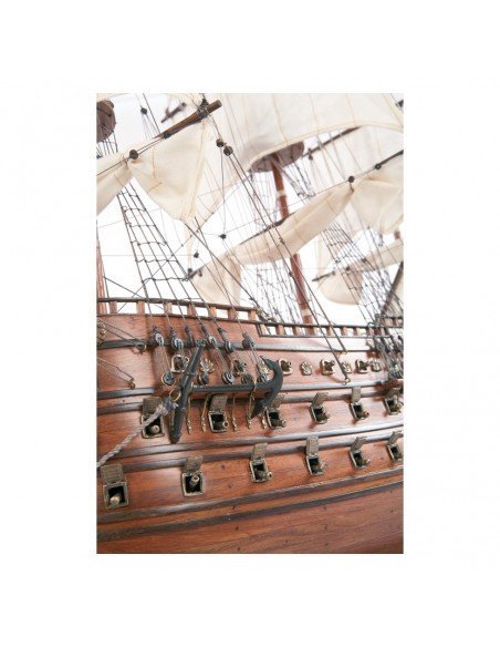 Maqueta de galeón del buque francés le Soleil Royal