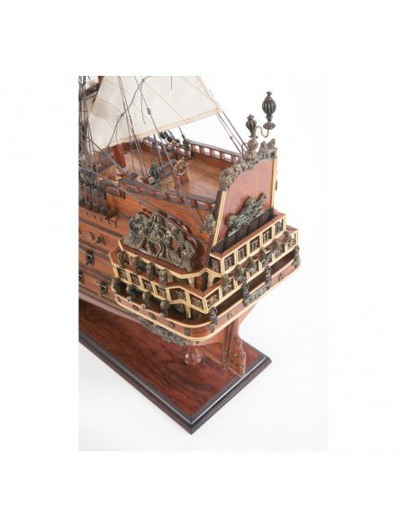 Maqueta naval artesanal  del buque francés le Soleil Royal