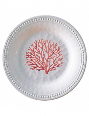 Plato postre coral Harmony