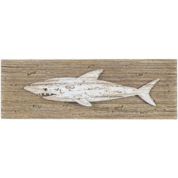 Madera con tiburón para pared
