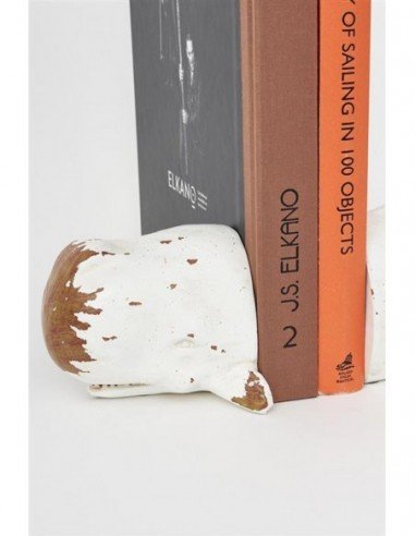 Sujeta libros ballena