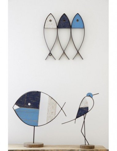 Mural de peces marítimos ambiente