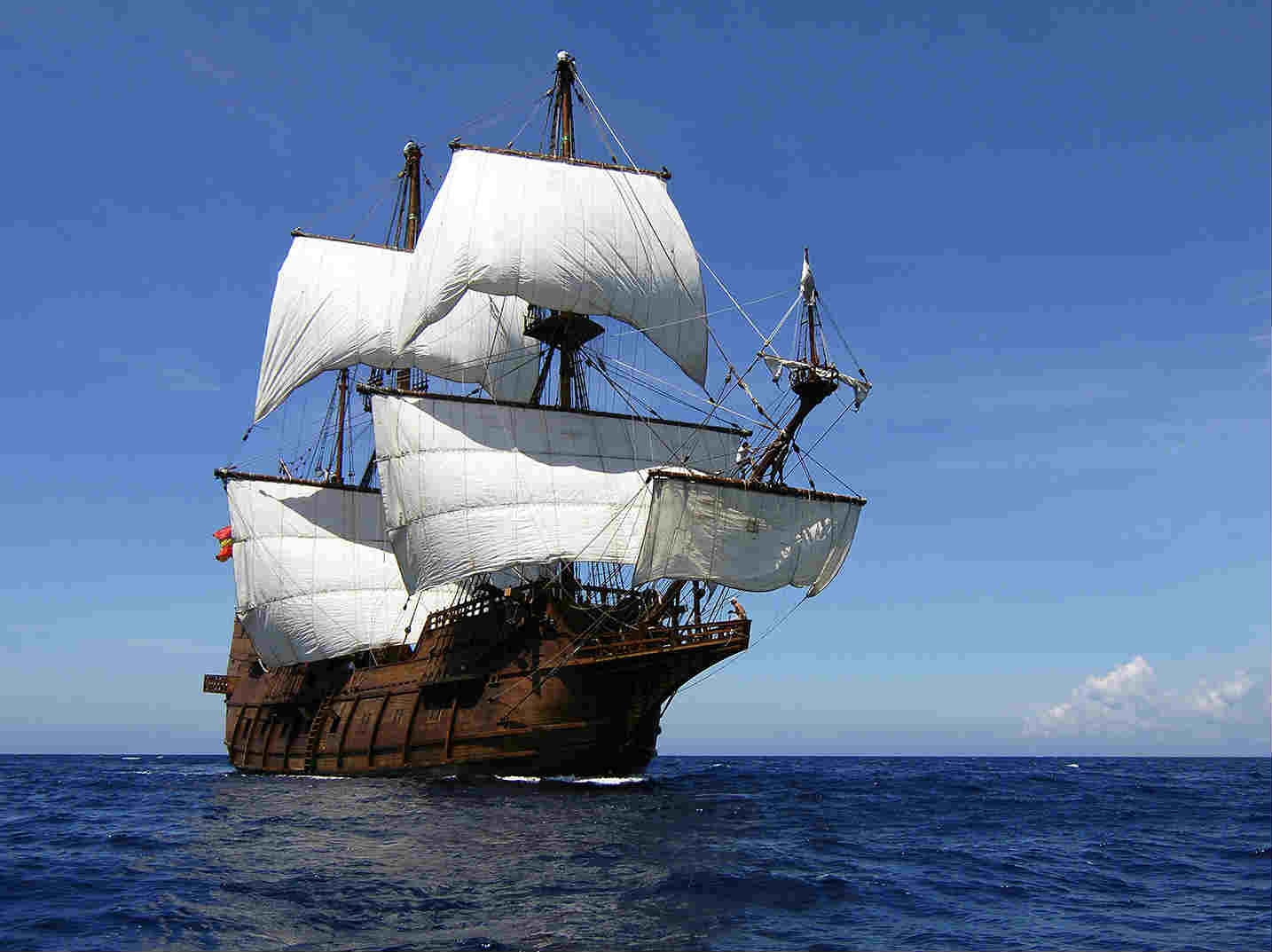 Maqueta decorativa Barco galeon decoracion mar